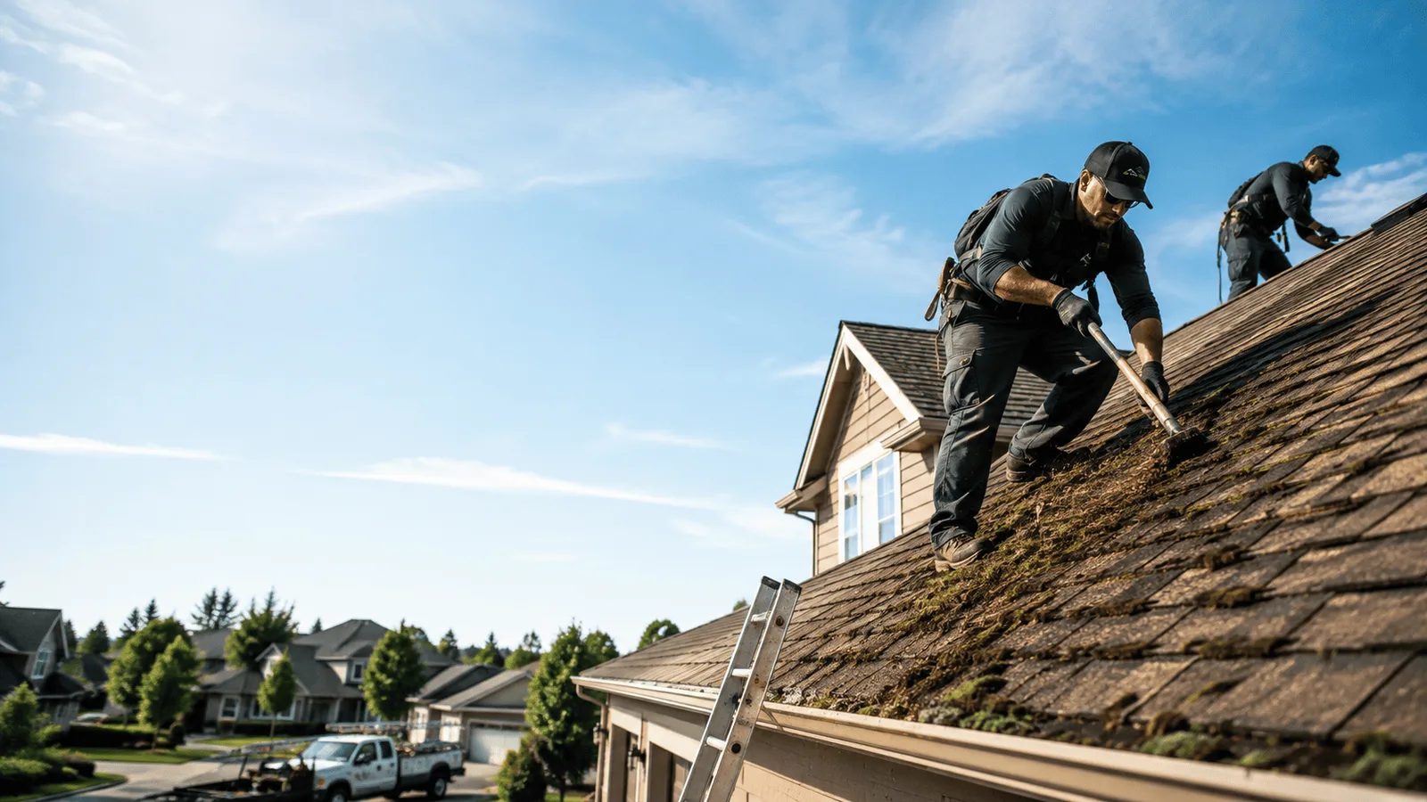 Roof Moss Removal in Vian, OK near me